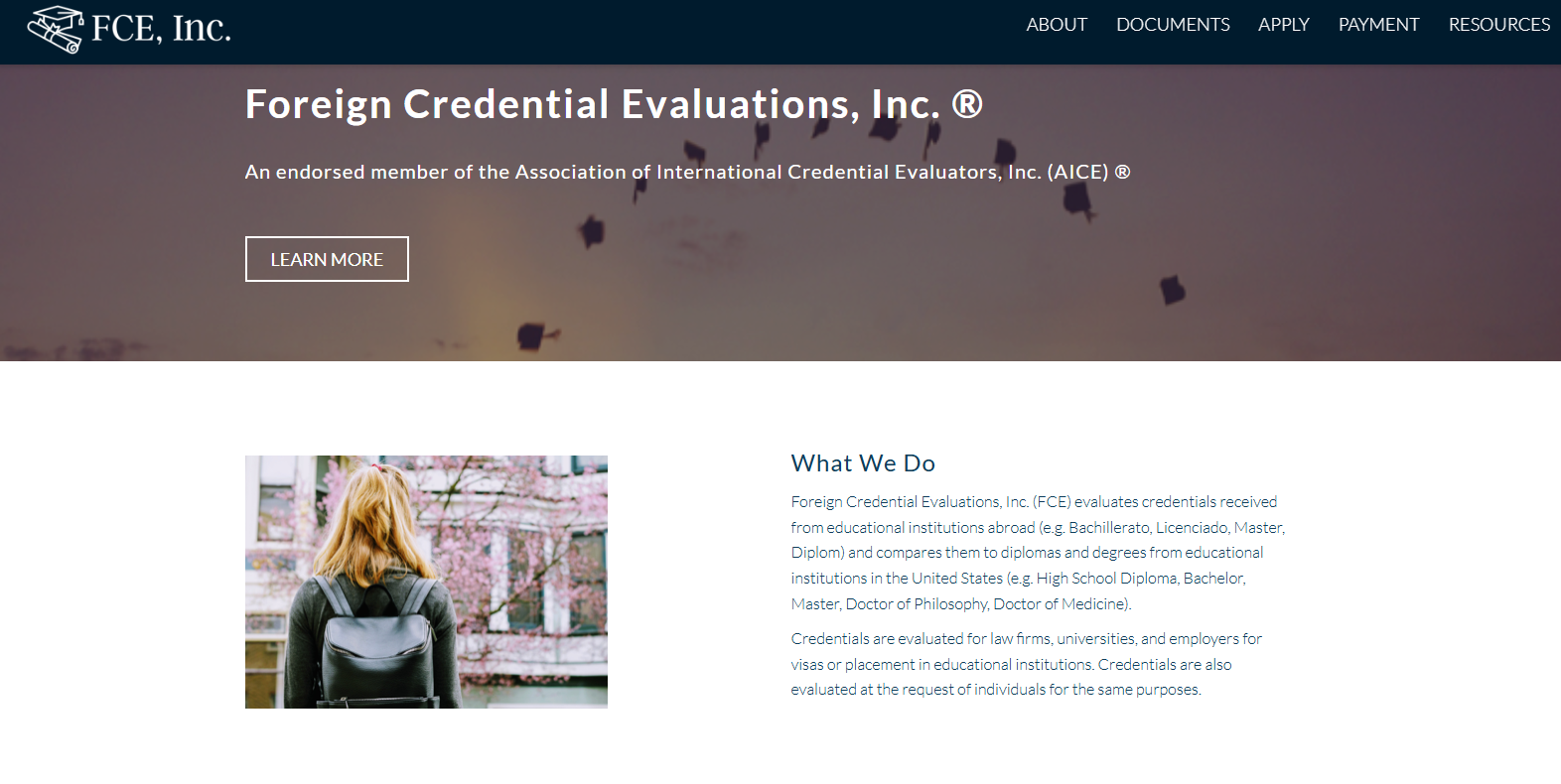 Foreign Credential Evaluations Inc FCE