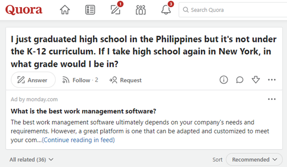 Quora Philippine High School Diploma Evaluation
